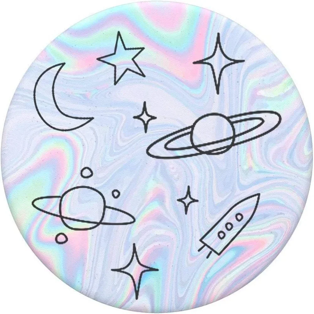 Space Doodle Popsockets Single Grip & Stand Universal Phones and Tablet Holder